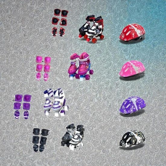 صورة سكوتر خطين بأربعة ألوان